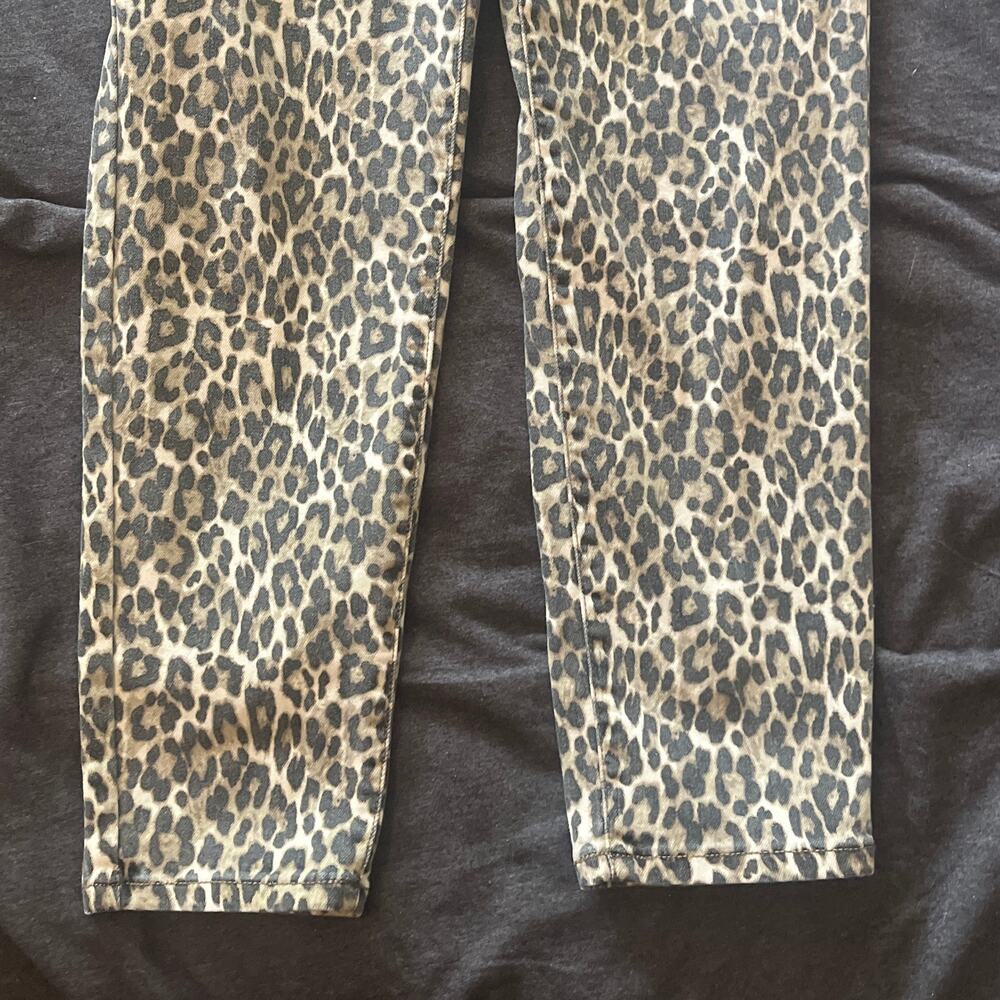 American Eagle Outfitters | Cheetah Print High Rise Stretch Skinny Jeggings | 12 - Picture 5 of 8